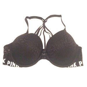 Pink Victoria Secret Push Up Racerback 36C