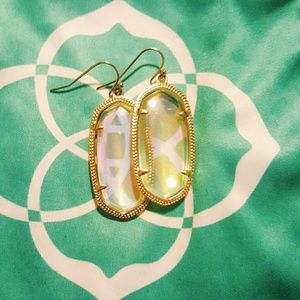 Kendra Scott Elle Earrings in Clear Iridescent