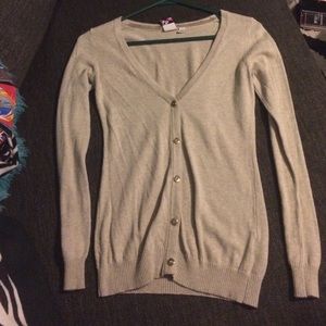 Cream button up cardigan