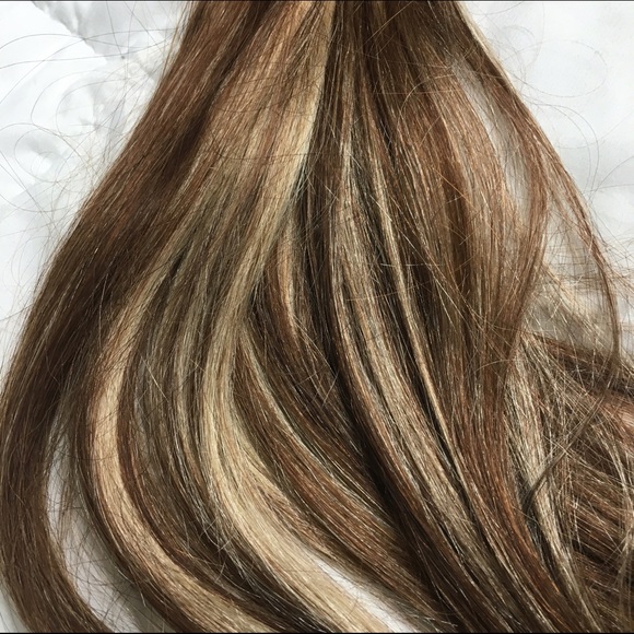 Honey brown with loner highlights extensions - Picture 3 of 4