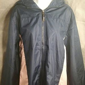 I 5 apparel light hooded jacket/windbreaker