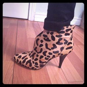 Leopard booties