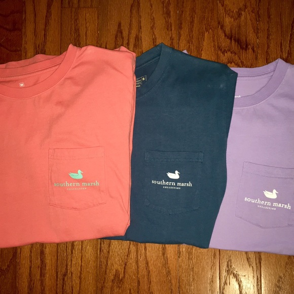 Southern Marsh Short Sleeve Pocket Tees