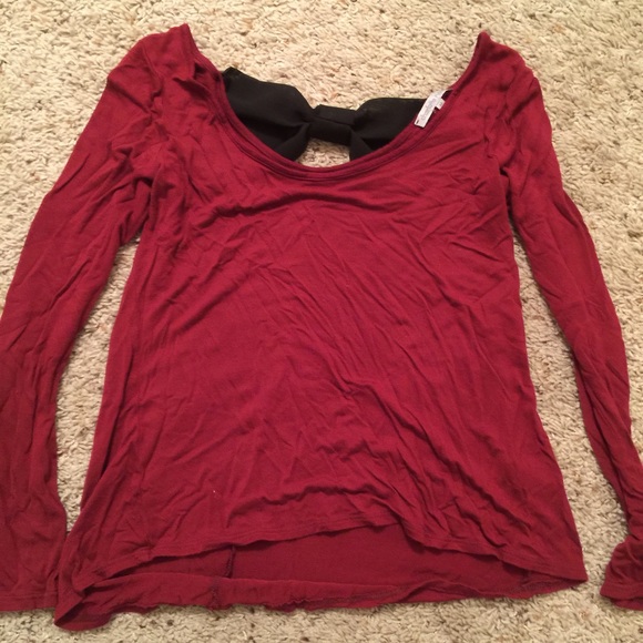 Back Bow Detail Shirt
