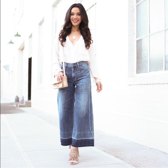 Citizens 70's cropped Flares