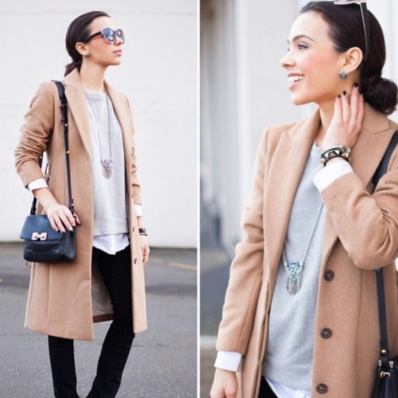 Blogger Fave 💛 Camel Wool Blend Coat