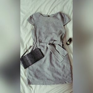 Steven Alan gray lined wool dress