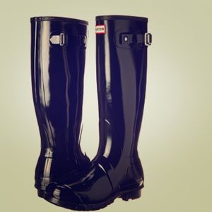 ISO GLOSS BLACK HUNTER BOOTS