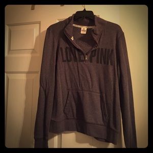 Love Pink" 1/4 zip