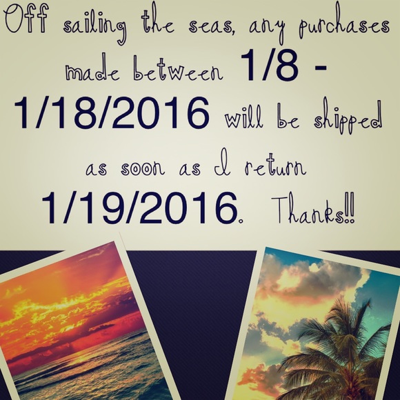 **Away on vacation ~ will ship 1/19/2016**