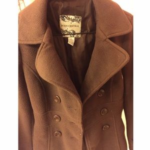 Small dark brown pea coat from Body Central