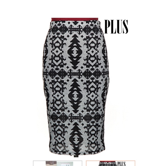 Dresses & Skirts - Plus sized Aztec skirt