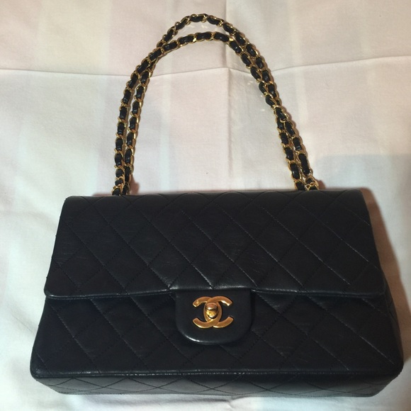 Authentic Chanel classic flap bag
