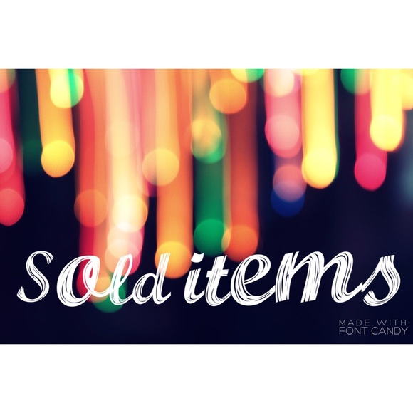 Sold items