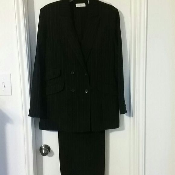 2 piece pinstripe pants set