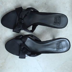 Mootsies Tootsies satin mules size 8