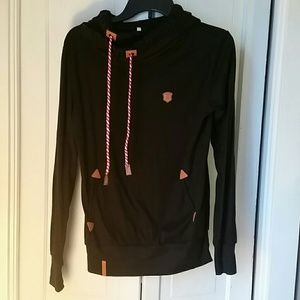 Brand new! Naketano hooded shirt