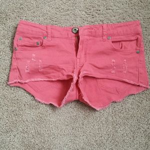 Pink shorts