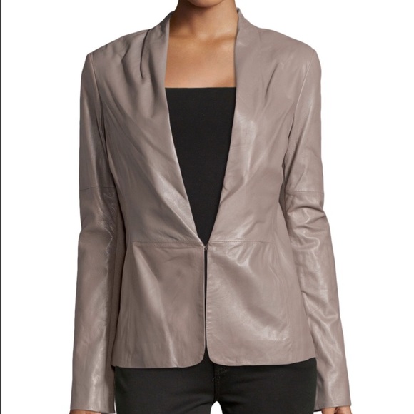 Halston Heritage Leather Jacket