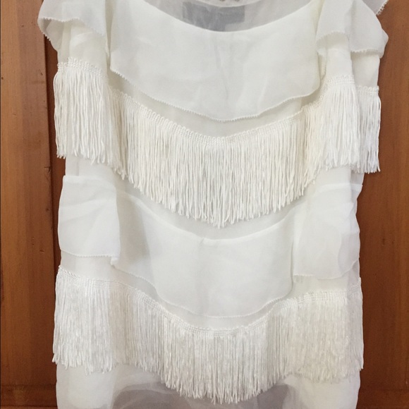White House black market fringed cami