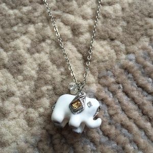 NWOT elephant necklace by Express