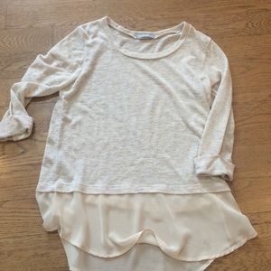 Olivia Moon layered look sweater.