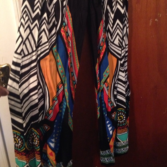 Multi color palazzo pants - Picture 3 of 3