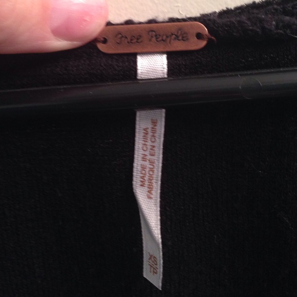 Navy and black sequined sweater tunic Free People - Picture 4 of 4