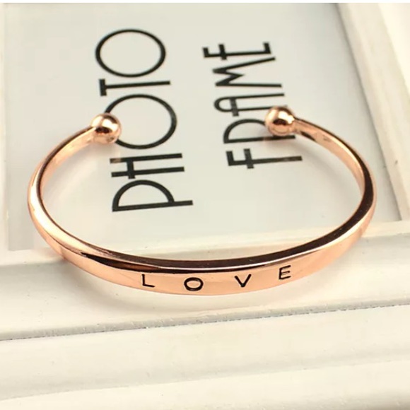 Jewelry - ❤️LOVE Bangle Bracelet Perfect For Valentines❤️