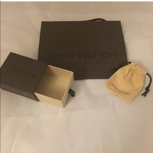 AUTHENTIC LOUIS  VUITTON BOX WITH DUSTBAG AND BOX