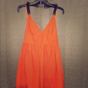 An original by Milly New York dress. Chain halter