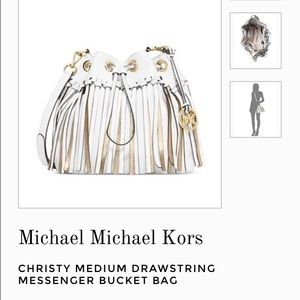 Michael Kors Christy Medium drawstring bag NWT