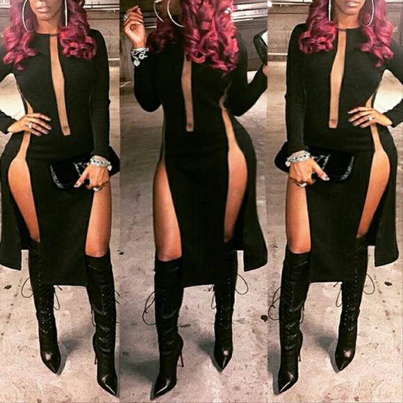 black dress