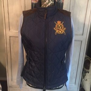 Ralph Lauren Sport quilted blue vest