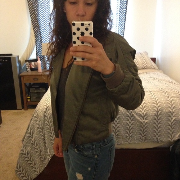 Madewell bomber jacket xs