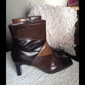 Patchwork ankle boots!