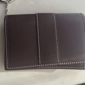 COACH keychain wallet