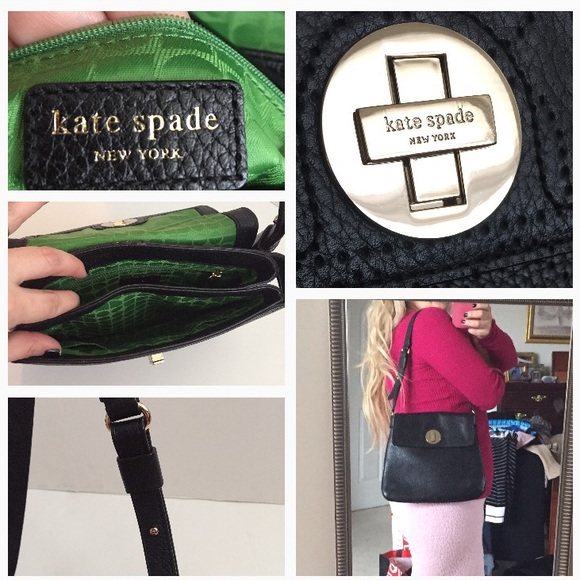 KATE SPADE PERFORATED LEATHER SHOULDER BAG - Picture 4 of 4