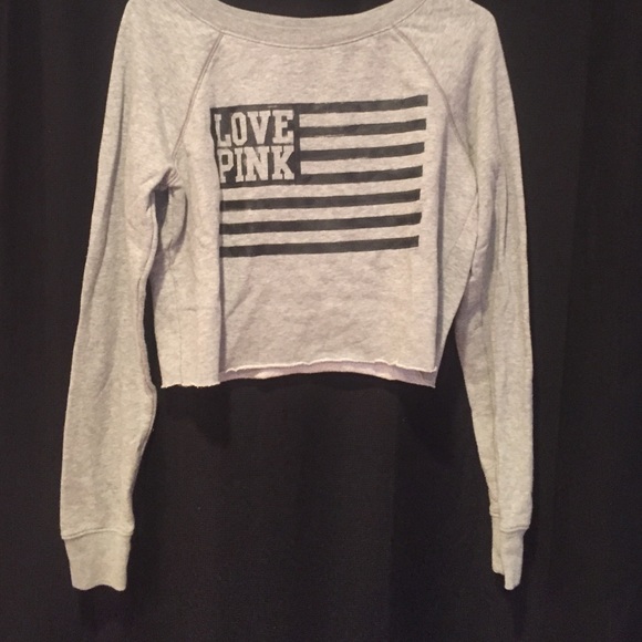 Victoria's Secret PINK crop sweatshirt