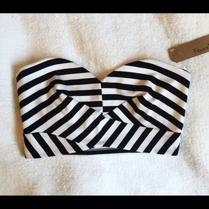 STRIPPED BANDEAU