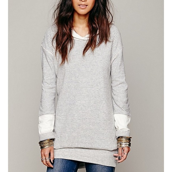 Free people tunic hoodie