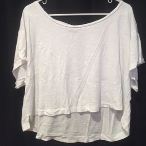 Victoria's Secret PINK cotton off shoulder crop