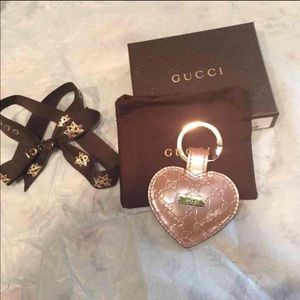 AUTHENTIC GUCCI HEART KEY CHAIN