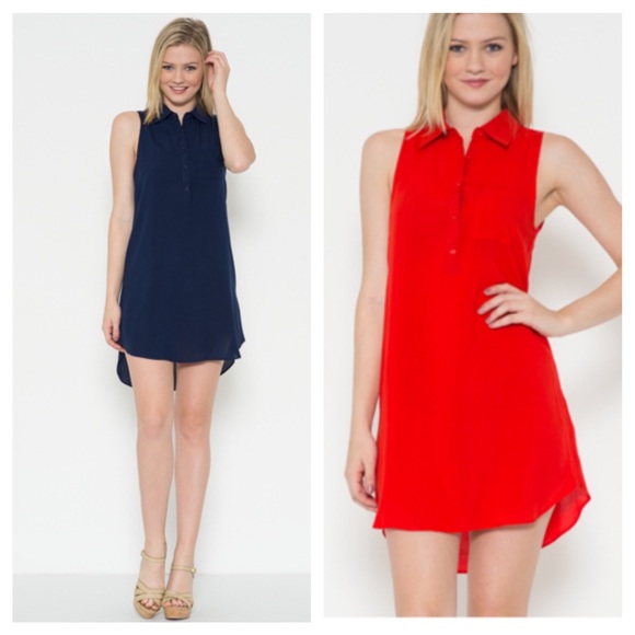 Dresses & Skirts - Sleeveless shirt dress