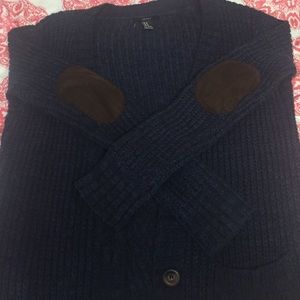 Forever 21 knit blue cardigan