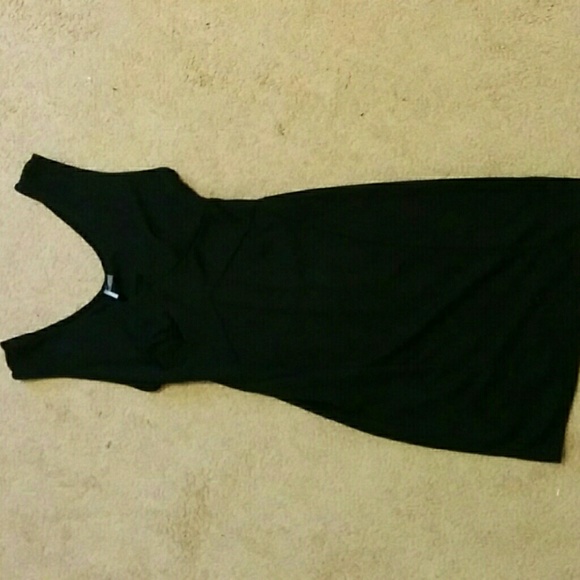 Sparkle and fade uo black dress