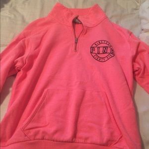 Victoria's Secret PINK quarter zip pullover