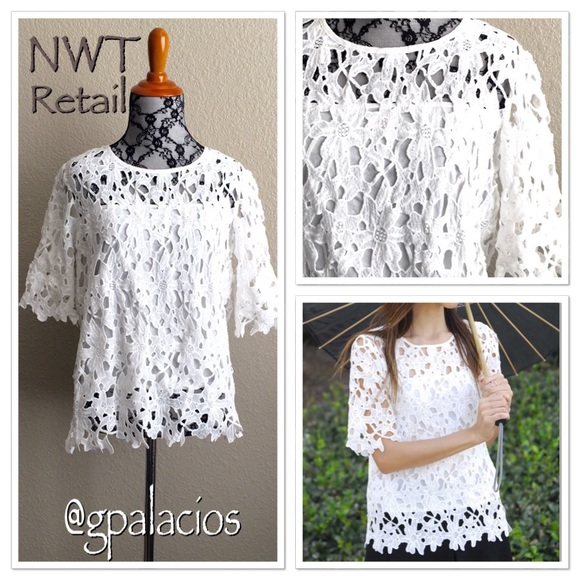 ✨HP✨PRICE DROP🆕Relished Annaliese Lace Blouse - Picture 2 of 4