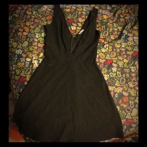 Tobi, black skater dress