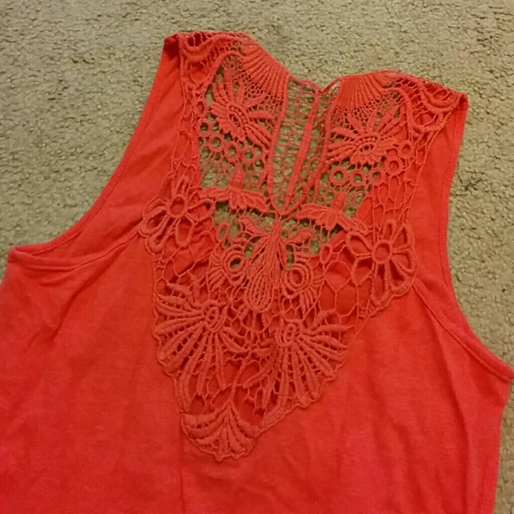 Coral summer tank top